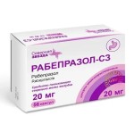 Рабепразол-СЗ, капсулы кишечнорастворимые 20 мг 56 шт