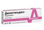Диметинден-Акрихин, гель для наружного применения 0.1% 50 г 1 шт
