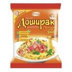 Лапша быстрого приготовления, Доширак 70 г Квисти со вкусом бекона пакет