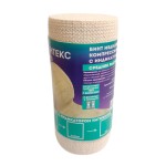 Бинт эластичный компрессионный, р. 1мх10см Интекс Про средней растяжимости с индикатором натяжения и фиксаторами